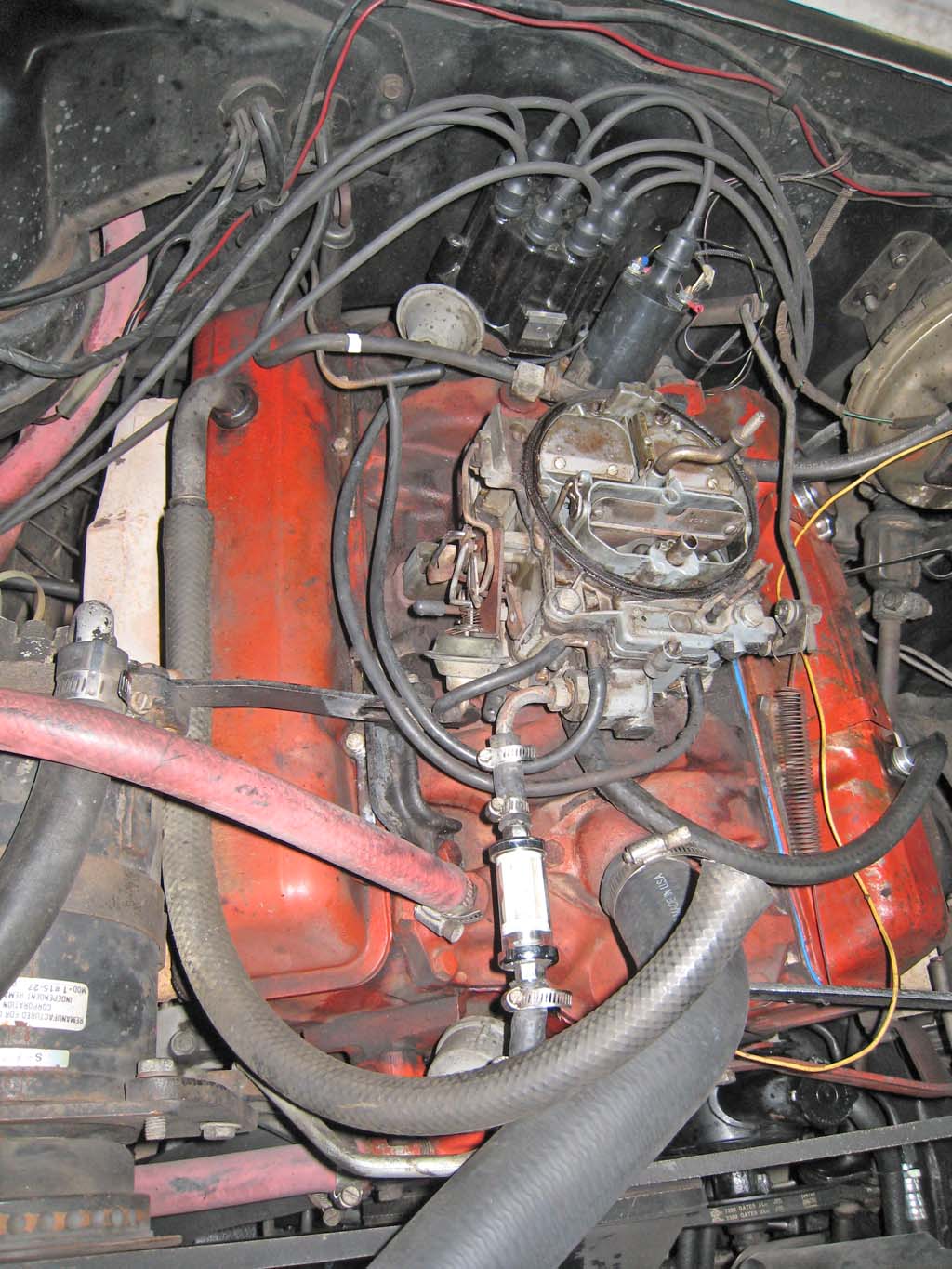 carburetor vacuum lines