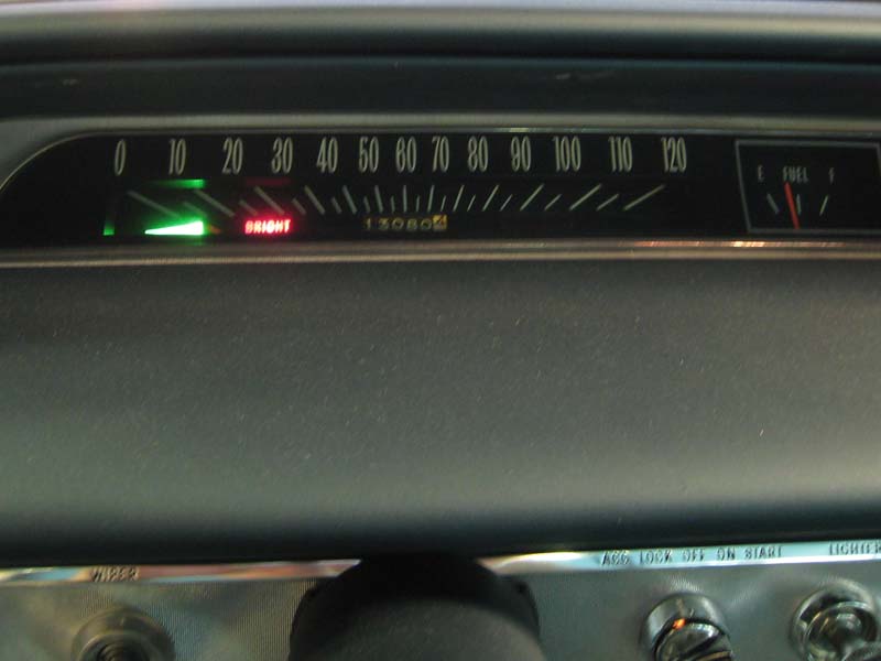 where is it? high beam indicator light on dash Impala Tech