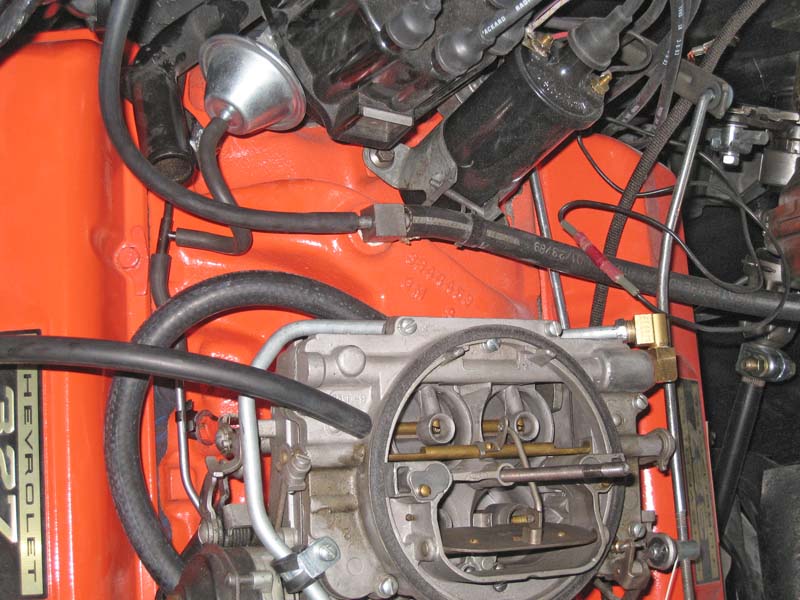 Vacuum line....carb to distributor, or where? Lowrider