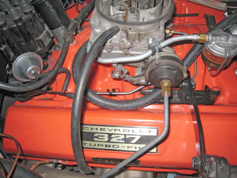 vacuum lines - Chevy Message Forum - Restoration and ... 1961 283 chevy engine diagram 